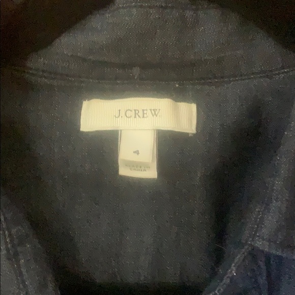 J. Crew Keeper Chambray Shirt in Dark Rinse - Picture 2 of 3